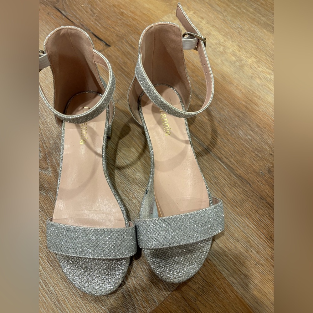 Sparkling Silver Kids' Sandals